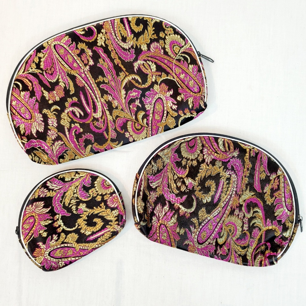 3 Piece Set Cosmetic Organizational Bags NWT